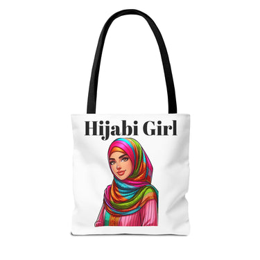 Colorful Hijabi Girl Tote Bag - Stylish and Functional for Every Occasion - Modestly Vogue